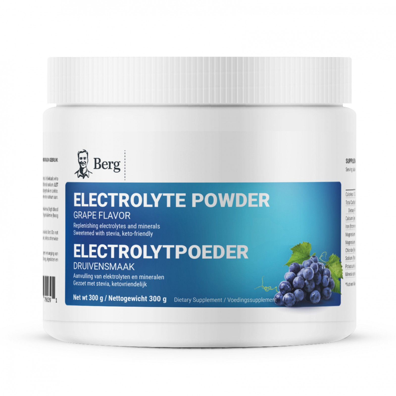 Electrolyte Powder Natural Grape 50 servings
