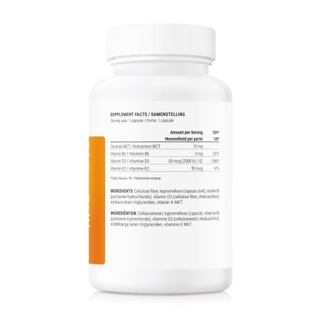 D3 & K2 Vitamin (2,000 IU) - 120 capsules