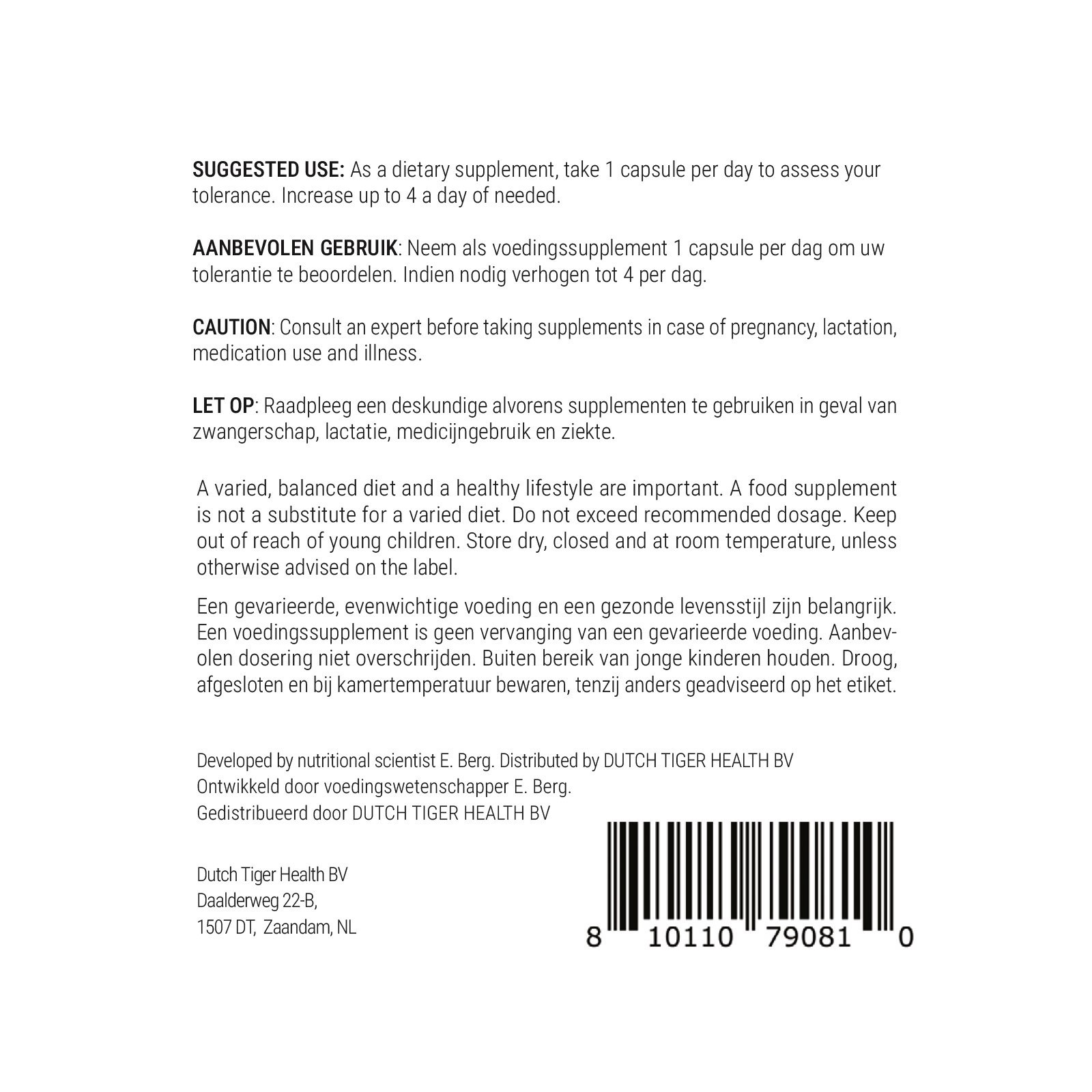 Magnesium Glycinate (90 Capsules)