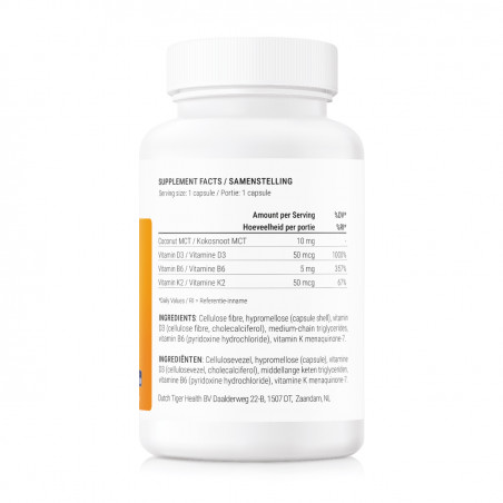 D3 & K2 Vitamin (2,000 IU) - 60 capsules