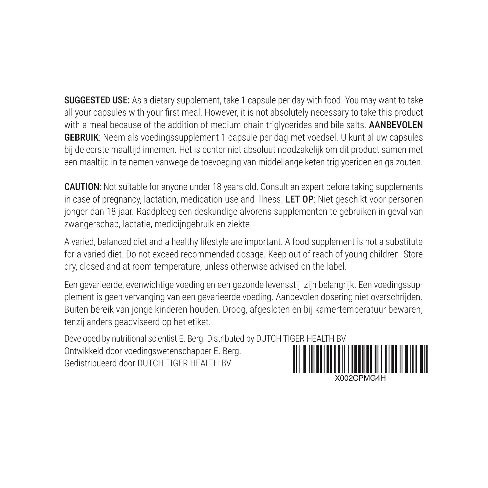 Vitamin D3 & K2 (2 000 IE) – 60 kapslar